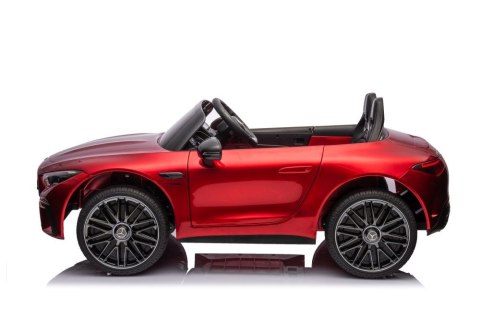 LEAN CARS Auto Na Akumulator Mercedes AMG SL63 Czerwony Lakierowany