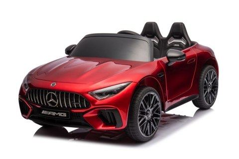 LEAN CARS Auto Na Akumulator Mercedes AMG SL63 Czerwony Lakierowany