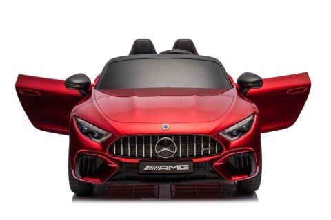 LEAN CARS Auto Na Akumulator Mercedes AMG SL63 Czerwony Lakierowany