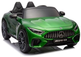LEAN CARS Auto Na Akumulator Mercedes AMG SL63 Zielony Lakierowany