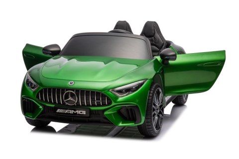 LEAN CARS Auto Na Akumulator Mercedes AMG SL63 Zielony Lakierowany