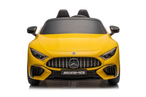 LEAN CARS Auto Na Akumulator Mercedes AMG SL63 Żółty Lakierowany