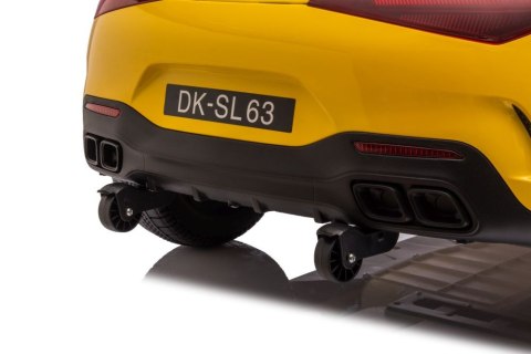 LEAN CARS Auto Na Akumulator Mercedes AMG SL63 Żółty Lakierowany