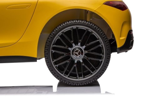 LEAN CARS Auto Na Akumulator Mercedes AMG SL63 Żółty Lakierowany