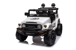 LEAN CARS Auto Na Akumulator Toyota FJ Biała 4x4