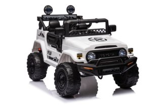 LEAN CARS Auto Na Akumulator Toyota FJ Biała 4x4