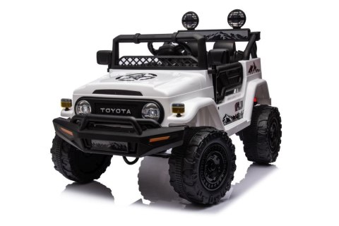 LEAN CARS Auto Na Akumulator Toyota FJ Biała 4x4