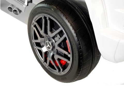 LEAN CARS Auto na Akumulator Mercedes G63 Biały BBH-0003