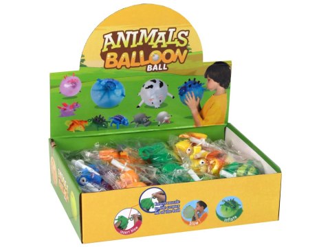 LEAN TOYS Dmuchane Figurki Dinozaurów Balony Ustnik