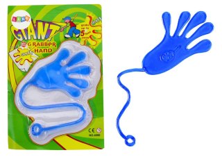 LEAN TOYS Lepka Rączka Łapka Elastyczna Glut Slime Niebieska