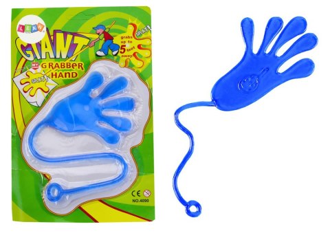 LEAN TOYS Lepka Rączka Łapka Elastyczna Glut Slime Niebieska