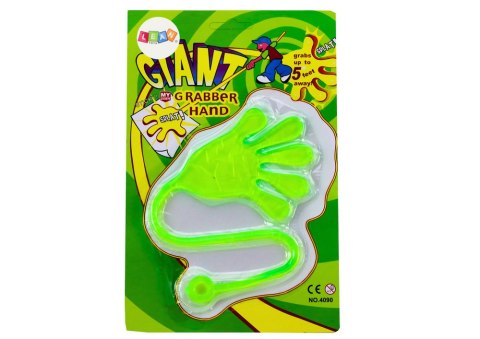 LEAN TOYS Lepka Rączka Łapka Elastyczna Glut Slime Zielona