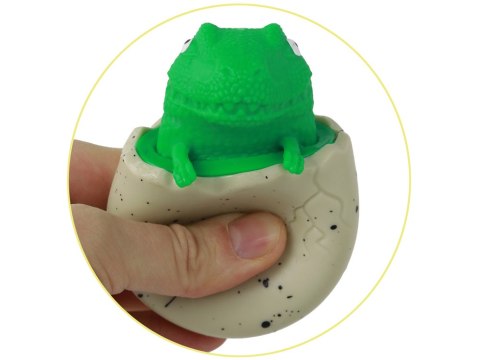LEAN TOYS Zabawka Antystresowa Dinozaur W Jajku Gniotek Squishy