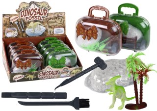 LEAN Toys Archeolog Wykopaliska Zestaw Dinozaury W Walizce Odkrywca