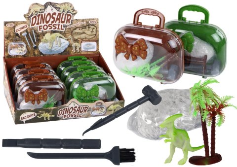 LEAN Toys Archeolog Wykopaliska Zestaw Dinozaury W Walizce Odkrywca