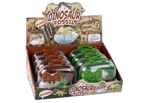 LEAN Toys Archeolog Wykopaliska Zestaw Dinozaury W Walizce Odkrywca