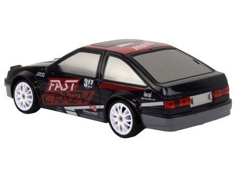 LEAN Toys Autko Sportowe Zdalnie Sterowane R/C 1:24 Czarne Wymienne Koła