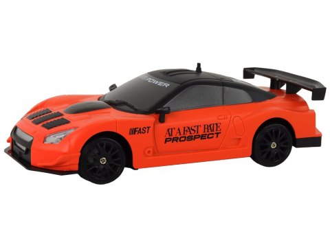LEAN Toys Autko Sportowe Zdalnie Sterowane R/C 1:24 Pomarańczowe Wymienne Koła
