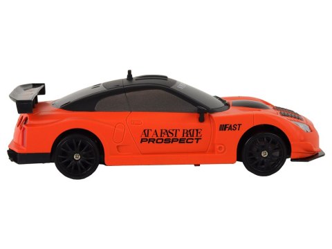 LEAN Toys Autko Sportowe Zdalnie Sterowane R/C 1:24 Pomarańczowe Wymienne Koła