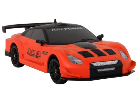 LEAN Toys Autko Sportowe Zdalnie Sterowane R/C 1:24 Pomarańczowe Wymienne Koła