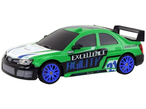 LEAN Toys Autko Sportowe Zdalnie Sterowane R/C 1:24 Zielone Wymienne Koła