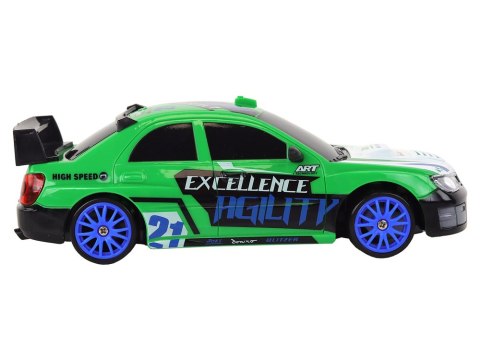 LEAN Toys Autko Sportowe Zdalnie Sterowane R/C 1:24 Zielone Wymienne Koła