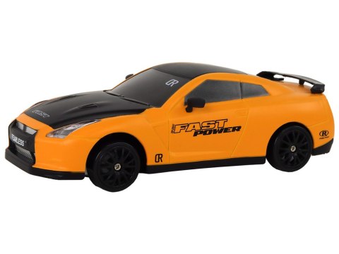 LEAN Toys Autko Sportowe Zdalnie Sterowane R/C 1:24 Żółte Wymienne Koła