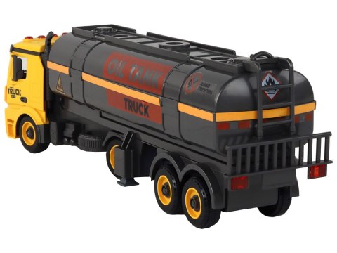 LEAN Toys Cysterna DIY Do Skręcania i Rozkręcania Żółta Światła Dźwięk