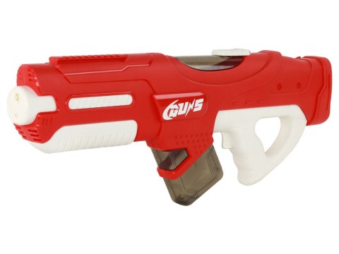 LEAN Toys Duży Pistolet Na Wodę Czerwony 750ml Okulary