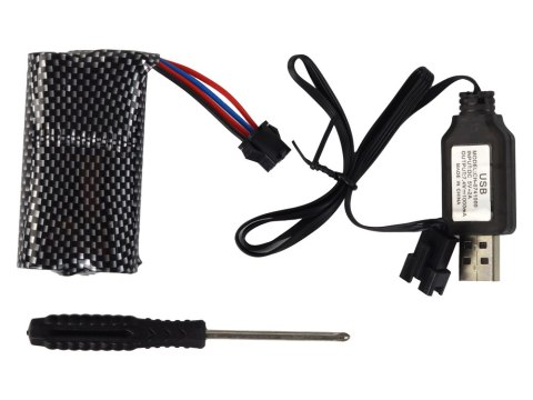 LEAN Toys Duży Pistolet Na Wodę Czerwony 750ml Okulary