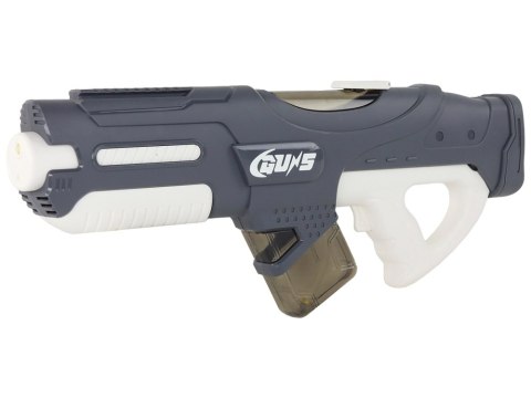 LEAN Toys Duży Pistolet Na Wodę Szary 750ml Okulary