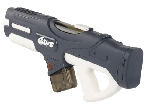 LEAN Toys Duży Pistolet Na Wodę Szary 750ml Okulary