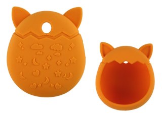 LEAN Toys Etui Na Tamagotchi Pomarańczowy Case Silikonowy