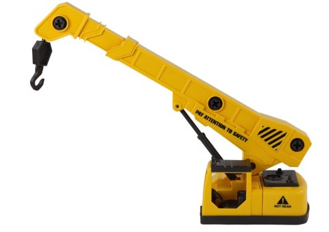 LEAN Toys Pojazdy Budowlane Dźwięk Światła 1:12 DIY Betoniarka Dźwig Koparka