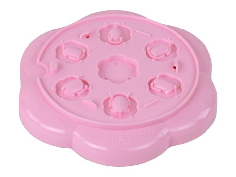 LEAN Toys Zestaw Do Paznokci Różowy Tipsy Naklejki Diamenciki