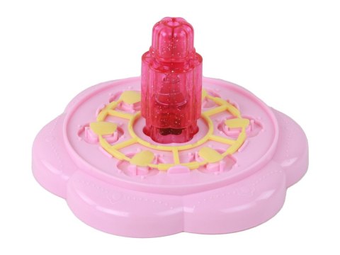 LEAN Toys Zestaw Do Paznokci Różowy Tipsy Naklejki Diamenciki