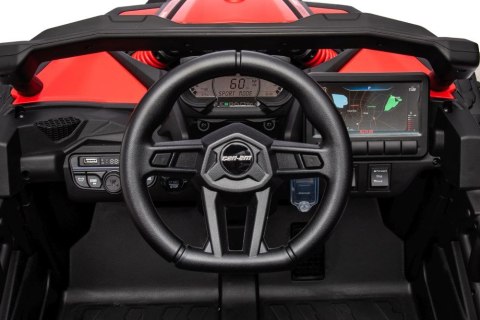 LEAN CARS Auto Na Akumulator Buggy Can-am DK-CA003 Czerwony