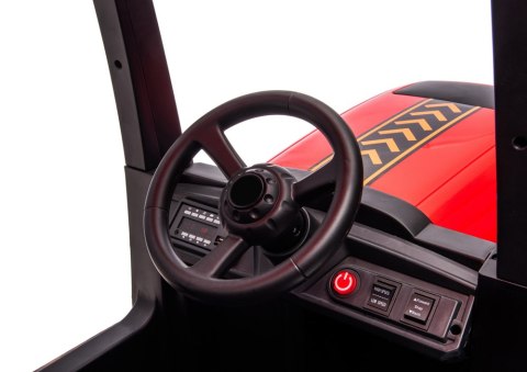 LEAN CARS Traktor Na Akumulator A011 24V Czerwony