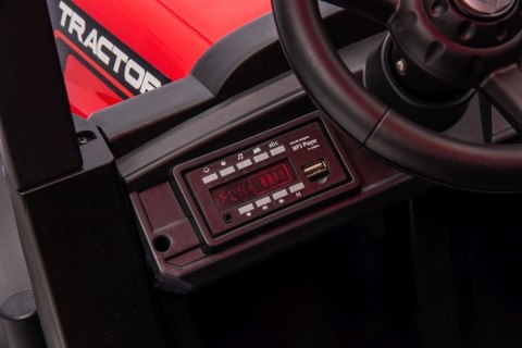 LEAN CARS Traktor Na Akumulator A011 24V Czerwony