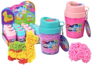 LEAN TOYS Squishy Kulki Styropianowe Masa w Kubeczku Różowy