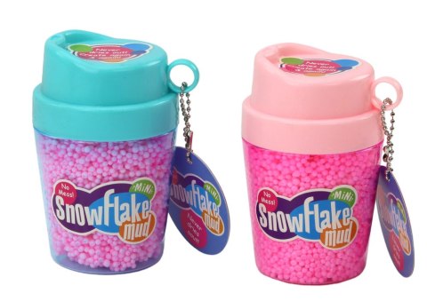 LEAN TOYS Squishy Kulki Styropianowe Masa w Kubeczku Różowy