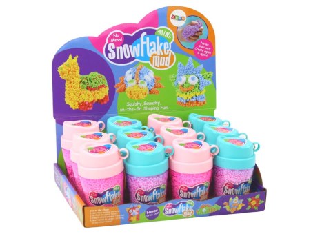 LEAN TOYS Squishy Kulki Styropianowe Masa w Kubeczku Różowy