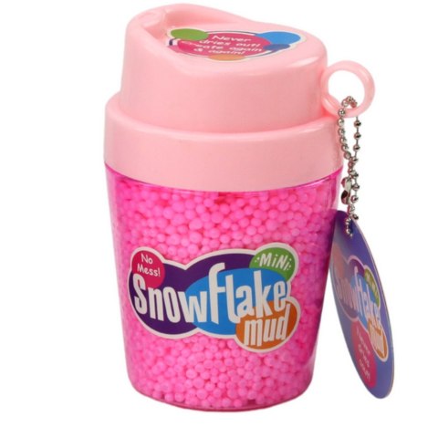 LEAN TOYS Squishy Kulki Styropianowe Masa w Kubeczku Różowy