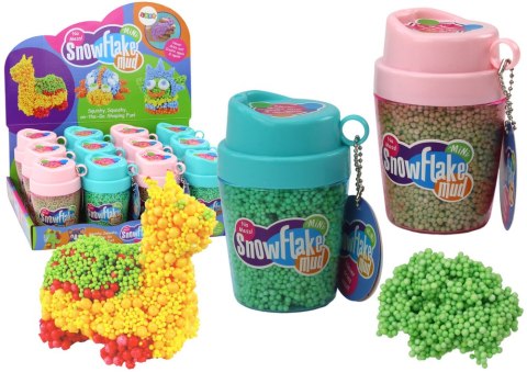 LEAN TOYS Squishy Kulki Styropianowe Masa w Kubeczku Zielony