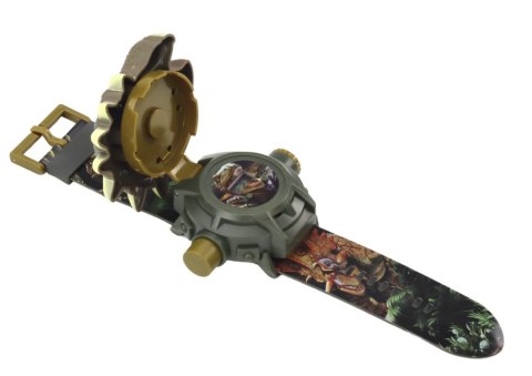 LEAN TOYS Zegarek Projektor 3D Dinozaur Triceratops 22cm x 5cm x 3cm