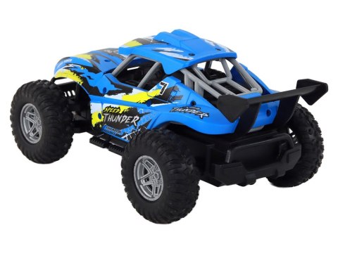LEAN Toys Auto 1:16 Zdalnie Sterowane Off-Road Samochód Terenowy RC Niebieski