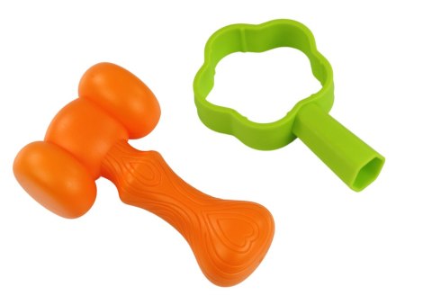 LEAN Toys Dinozaur Panel Edukacyjny Whac-A-Mole Sorter Gra Dla Dzieci Fioletowy