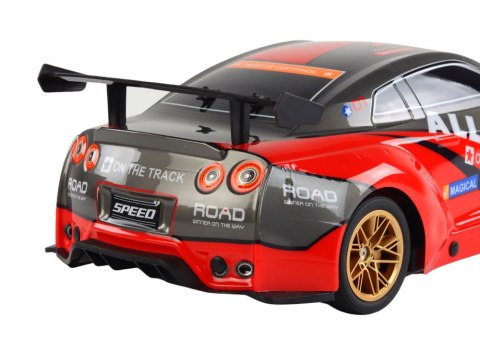 LEAN Toys Duże Auto Sportowe Zdalnie Sterowane 1:10 Czerwone