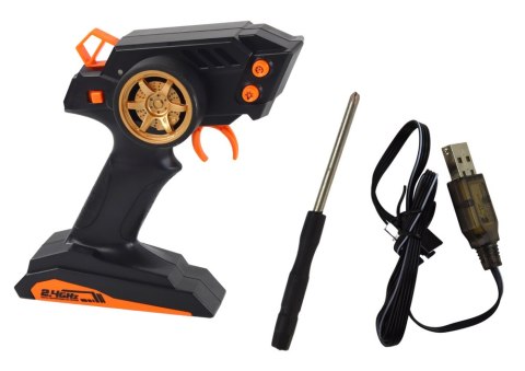 LEAN Toys Duże Auto Sportowe Zdalnie Sterowane 1:10 Czerwone