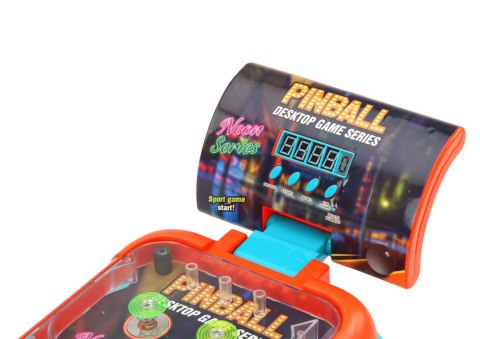 LEAN Toys Gra Zręcznościowa Pinball Ledowe Światła Dźwięki Tablica Wyników